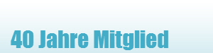 40 Jahre Mitglied